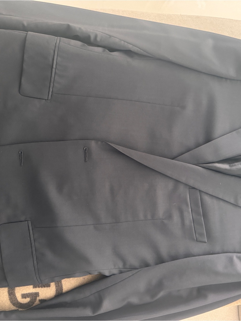Dior Men's Blue runway suit slim fit
